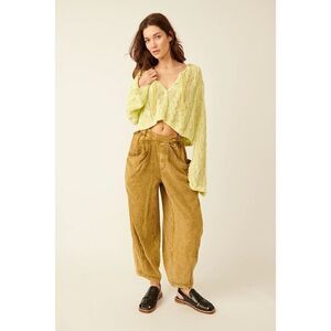 Free People Robyn Cardigan In Bamboo Shoot Size L